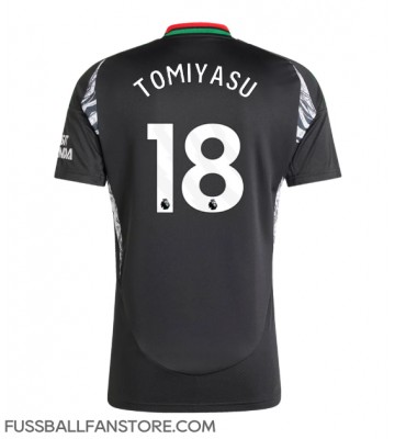 Arsenal Takehiro Tomiyasu #18 Replik Auswärtstrikot 2024-25 Kurzarm